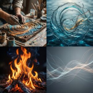 Творческие практики по стихиям для самовыражения через музыку, рисование и ремесла