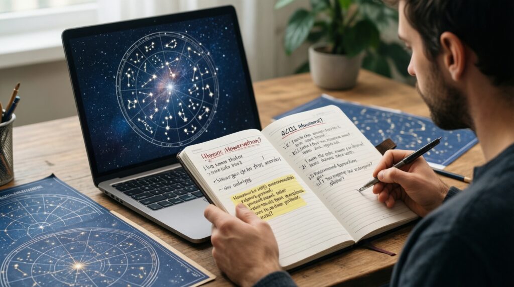 Как выбрать астрологическое хобби: от натальной карты до хорарных вопросов - иллюстрация