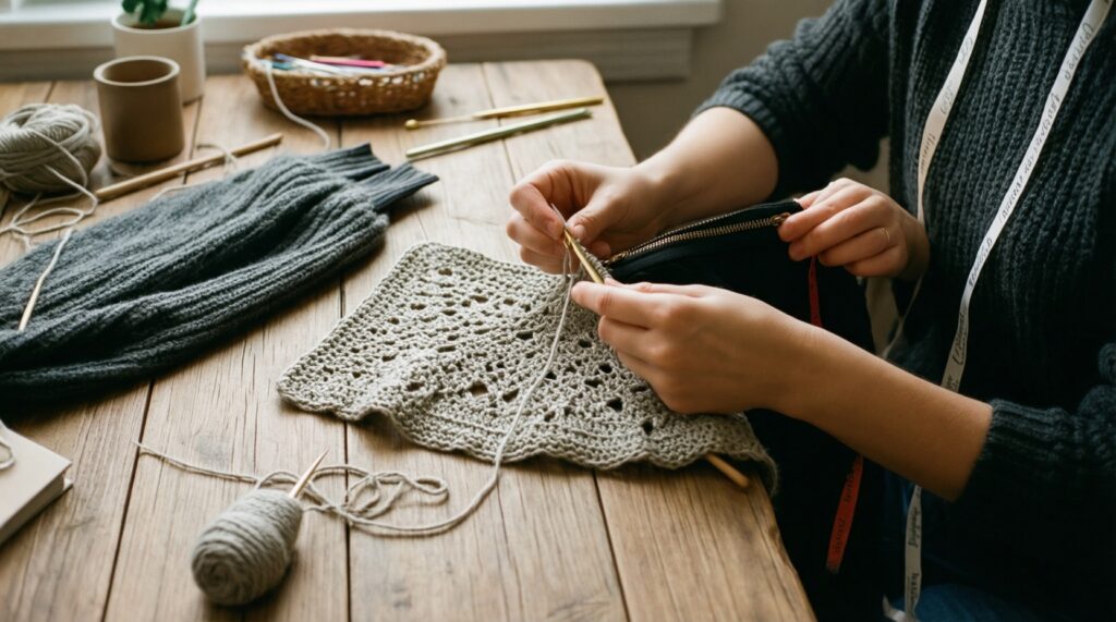 Астрология и вязание/шитье: проекты на новолуние и завершения на убывающую Луну - иллюстрация