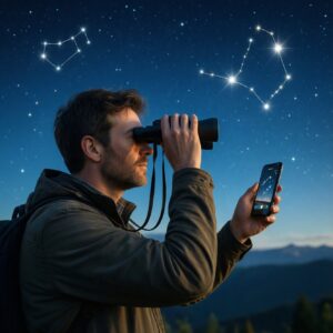 Наблюдение за звездным небом для начинающих: созвездия, метеоры и астрособытия