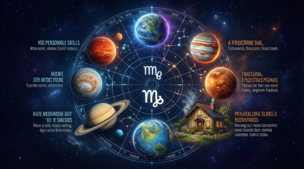 Астрология и самообразование: как составить план обучения по сильным планетам и домам - иллюстрация