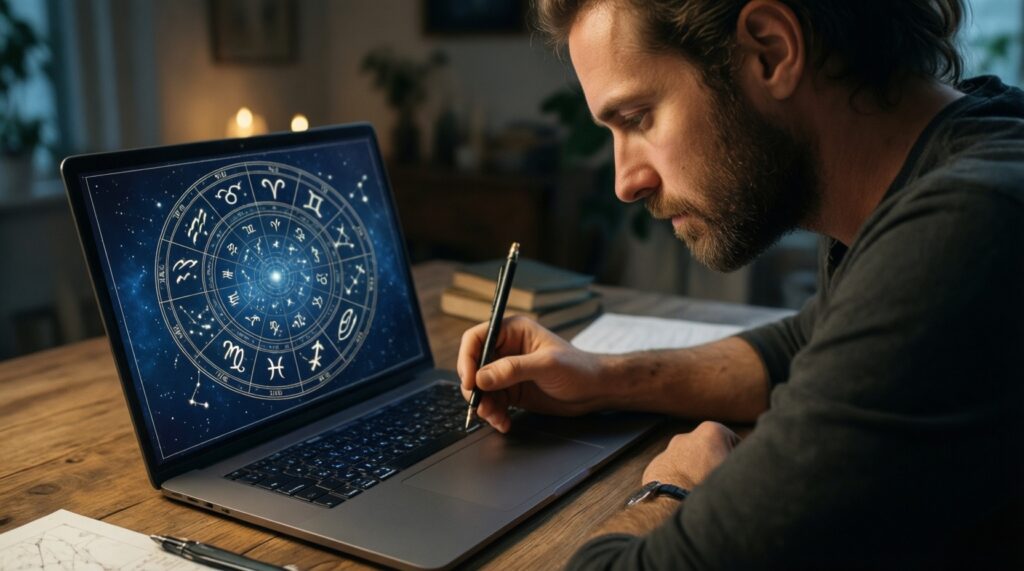 Как читать натальную карту для себя: базовые элементы и пошаговый разбор - иллюстрация