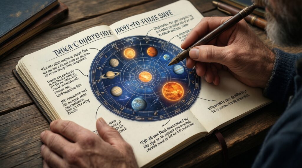 Планеты в домах: как превратить трактовки в практические инсайты для жизни - иллюстрация