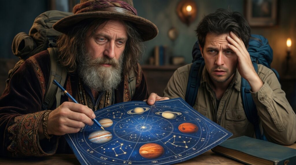 Юпитер и расширение кругозора: как выбирать путешествия и курсы по карте - иллюстрация