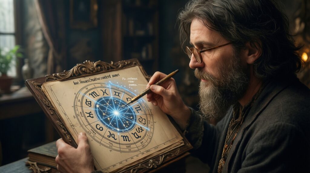 Астрология и творчество: как использовать аспекты для идей, письма и музыки - иллюстрация