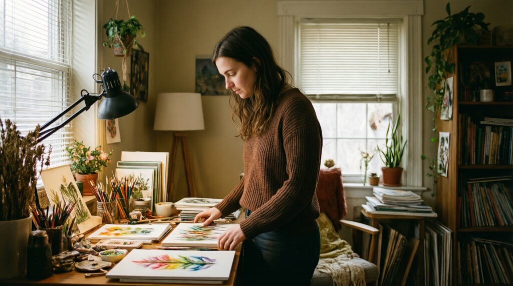 Венера и эстетические увлечения: стиль, искусство, рукоделие и вкусы - иллюстрация