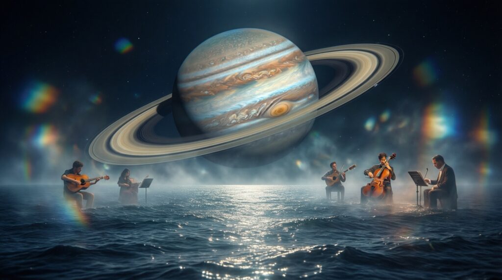 Нептун и творчество: музыка, кино, фото, медитации и вдохновение - иллюстрация