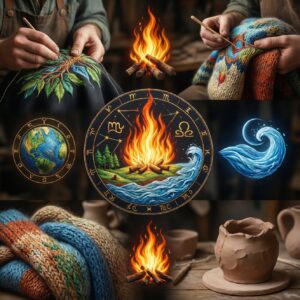 Астрология и рукоделие: какие техники подходят разным элементам, включая вышивку и вязание