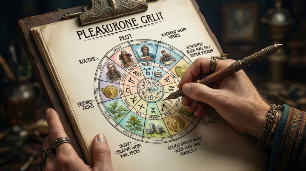 Астрологическая карта интересов: какие занятия раскрывают ваш потенциал по натальной карте - иллюстрация