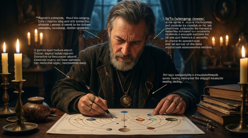 Астрологическая карта интересов: какие занятия раскрывают ваш потенциал по натальной карте - иллюстрация