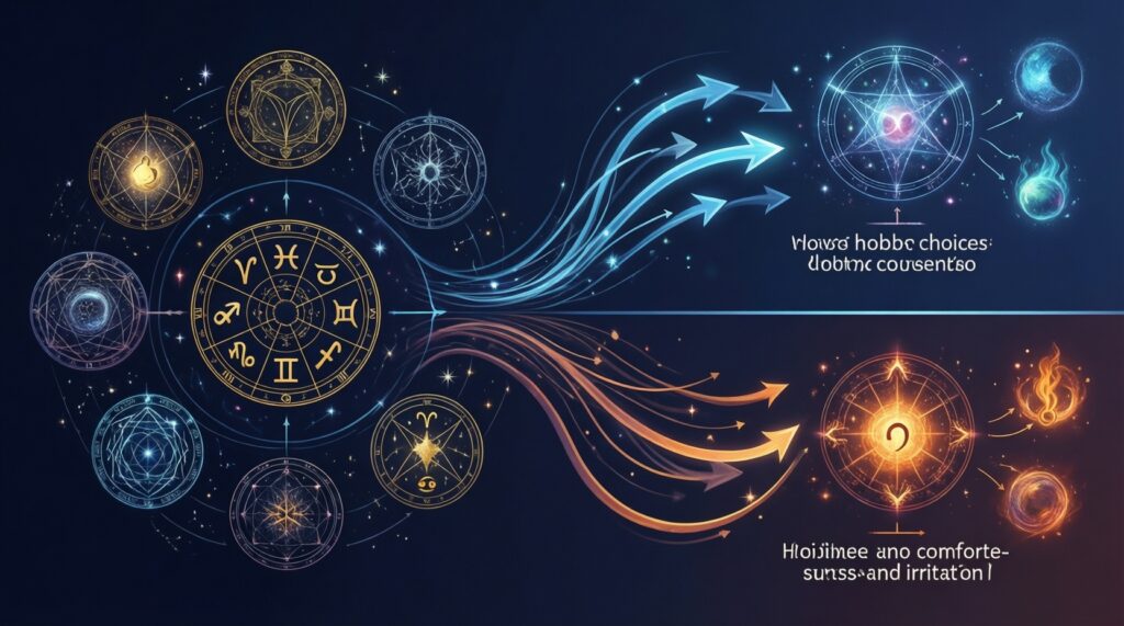 Хобби для интровертов и экстравертов через призму астрологии: где вам комфортнее - иллюстрация