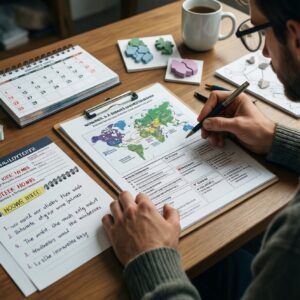 Чек-лист «моё хобби» по карте: план поиска занятия на 30 дней