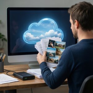 Резервное копирование фото и документов: двухуровневый план в облаке и локально