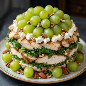 Салат Тиффани рецепт с курицей и виноградом: классический пошаговый вариант